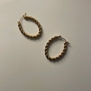 Braided Hoop Earrings